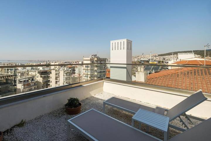 Ferienwohnung für 4 Personen, mit Ausblick und Balkon in Thessaloniki - 4