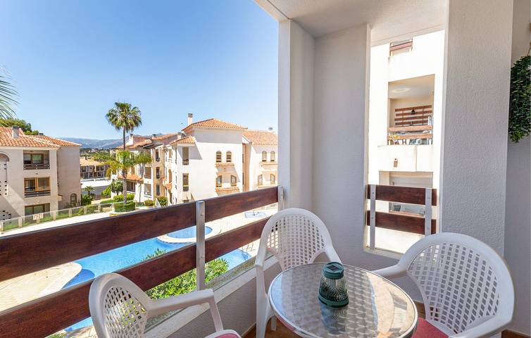 Holiday apartment for 3 people, with terrace and pool in L'Albir
