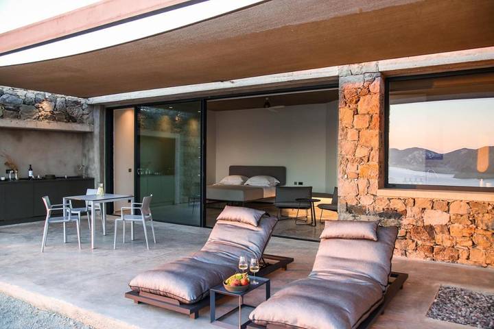 Gîte pour 2 personnes, avec jardin et vue dans Klima - 4