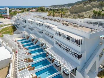 Hotel für 2 Personen, mit Whirlpool und Garten sowie Pool in Faliraki