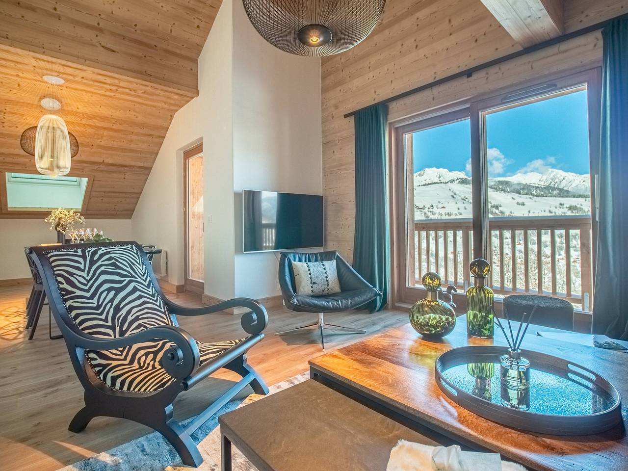 Ganze Wohnung, Gemütliche Wohnung für 8 Pers. mit Parkplatz, an der Piste, Valmorel in Les Avanchers-Valmorel, Le Grand Domaine