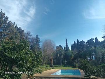 Maison de campagne pour 5 personnes, avec piscine et jardin à Bompas