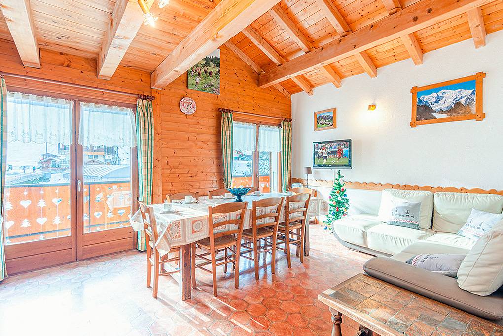 Appartement de vacances entier, Appartement de vacances pour 10 personnes avec balcon in Chatel, Les Portes du Soleil