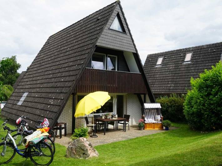 Ferienhaus für 6 Personen, mit Balkon und Terrasse sowie Garten und Sauna in Schlei