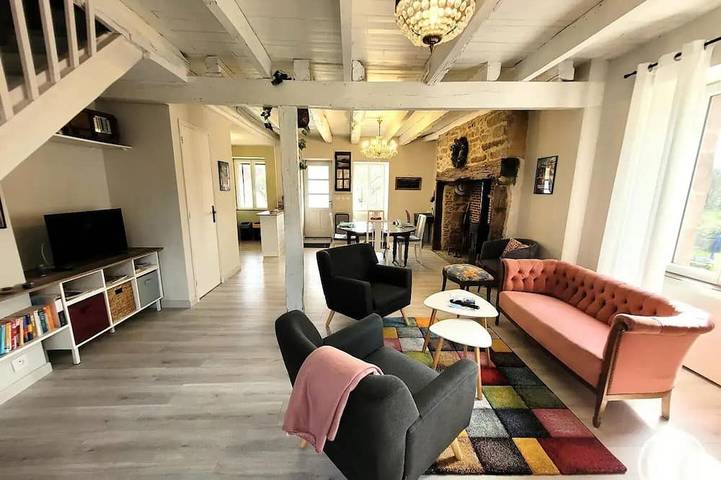 Location de vacances pour 4 personnes, avec Terrasse à Le Pescher
