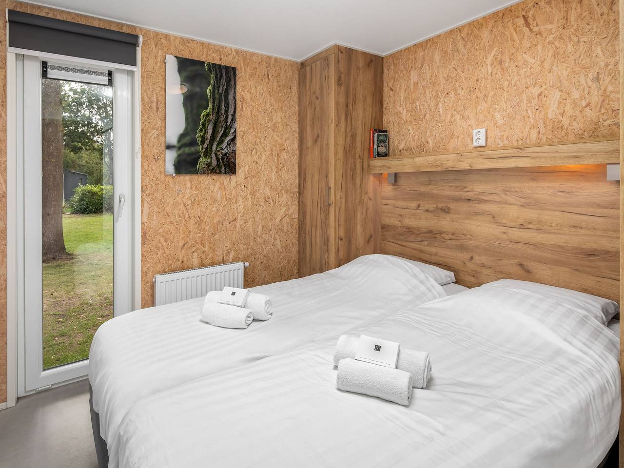 Modern chalet nabij Hunebedcentrum in Borger, Drenthe