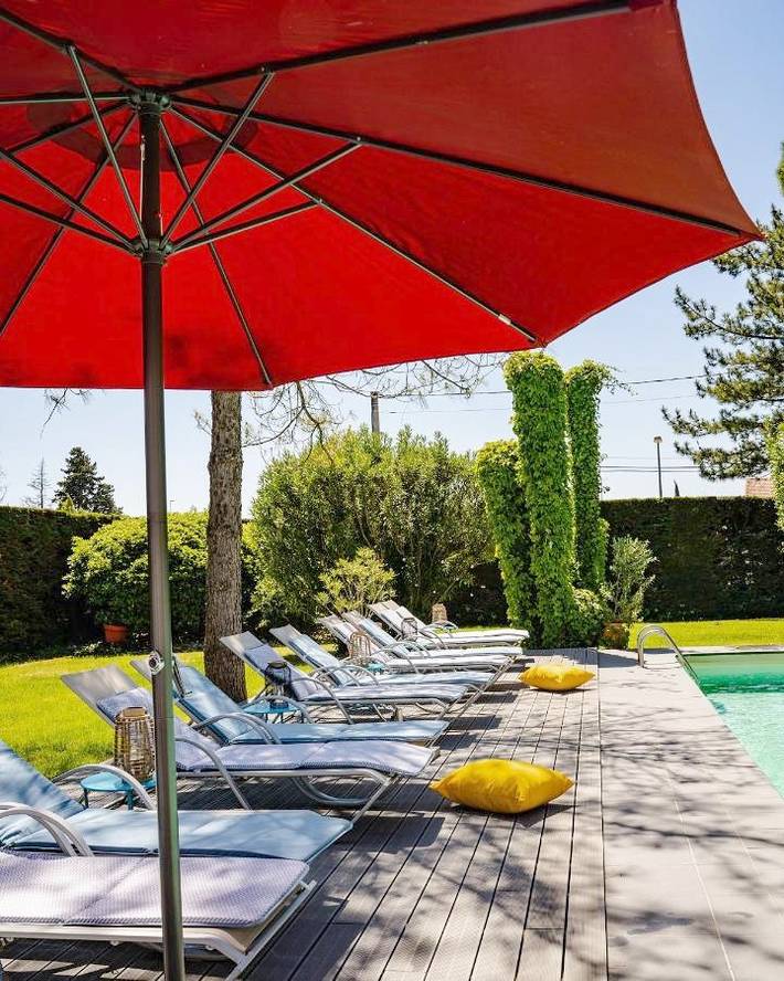 Hôtel pour 2 personnes, avec piscine et jardin ainsi que jacuzzi et terrasse à Carpentras - 2