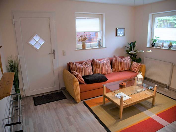 Ferienwohnung für 3 Personen, mit Garten und Terrasse am Balmer See