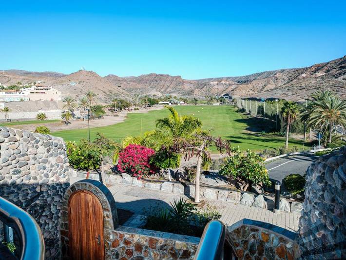 Chalet para 6 personas, con piscina además de vistas y jardín en Mogán