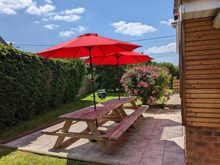 Location de vacances pour 12 personnes, avec jardin et terrasse à Vaudricourt