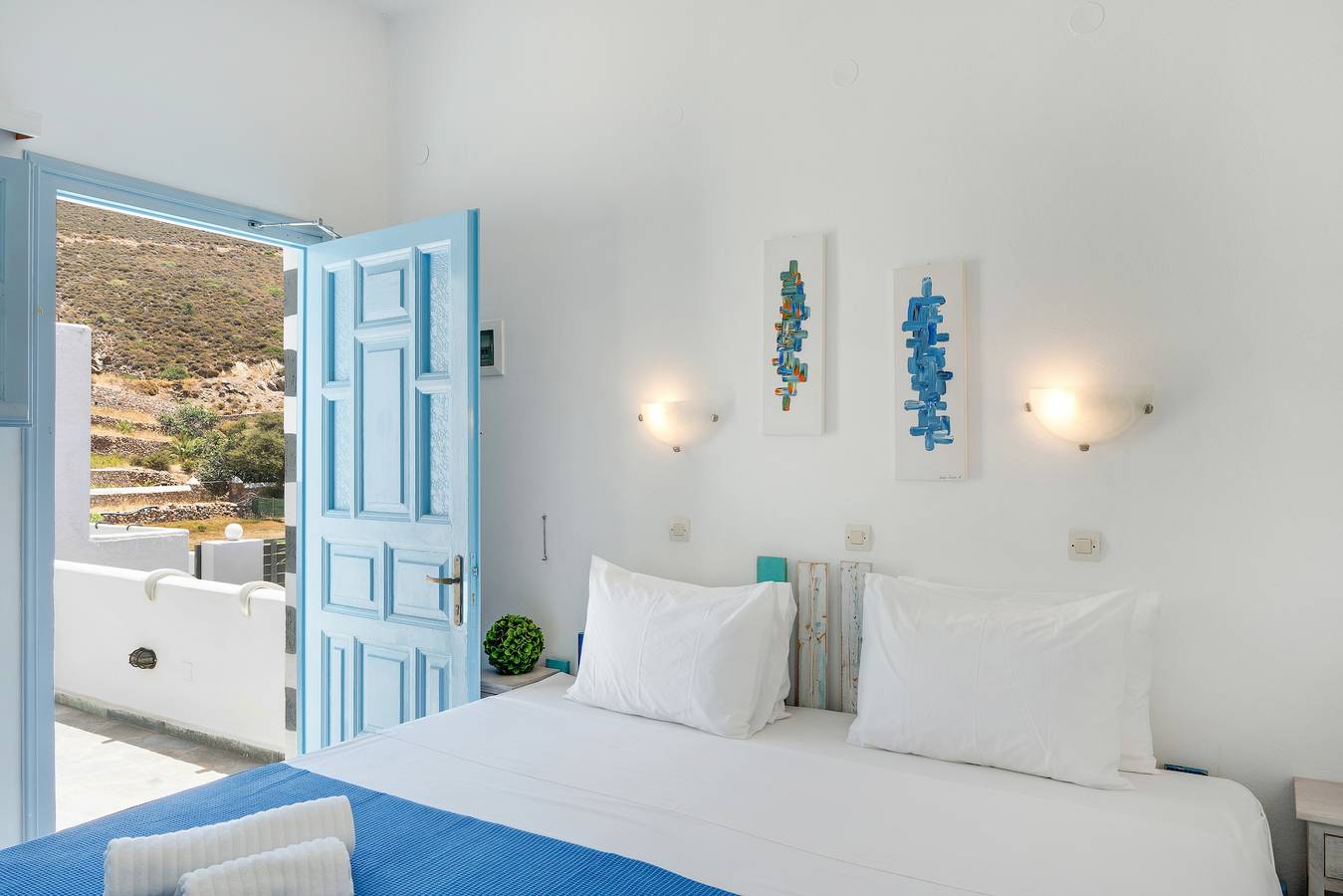 Maison de vacances 'Pico Bello Patmos 24' avec vue sur les montagnes, Wi-Fi et climatisation in Dodécanèse