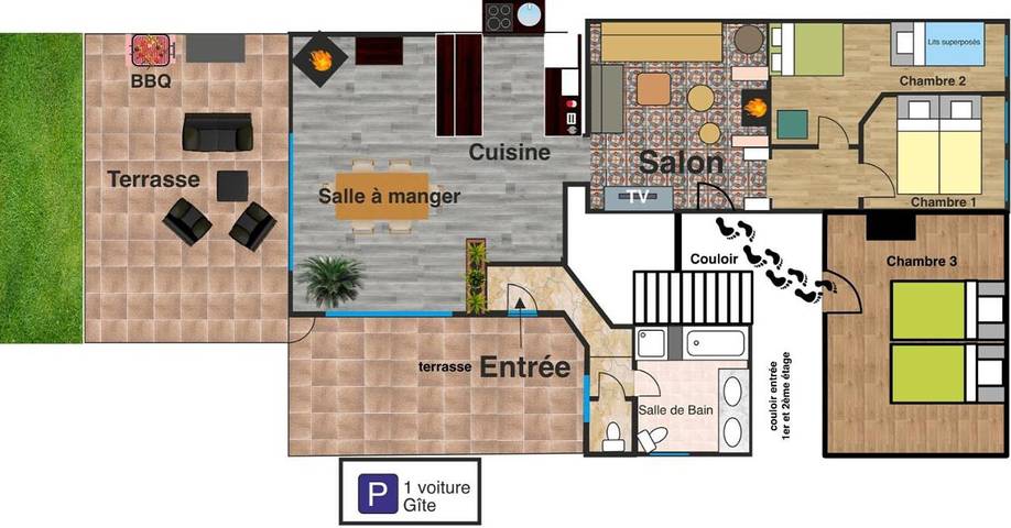 Gîte pour 8 personnes, avec jardin et vue, animaux acceptés dans Schirmeck - 3