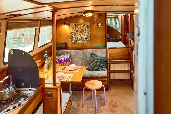 Boot für 3 Personen, mit Terrasse und Ausblick - 1