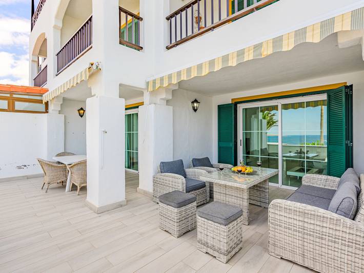 Ferienwohnung für 4 Personen, mit Garten und Ausblick sowie Terrasse und Kinderpool auf den Kanaren - 3