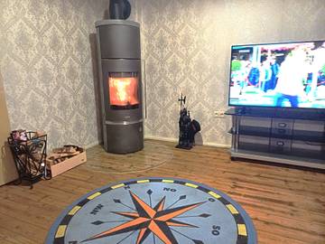 Ferienhaus für 4 Personen, mit Sauna und Whirlpool sowie Garten in Saaleland