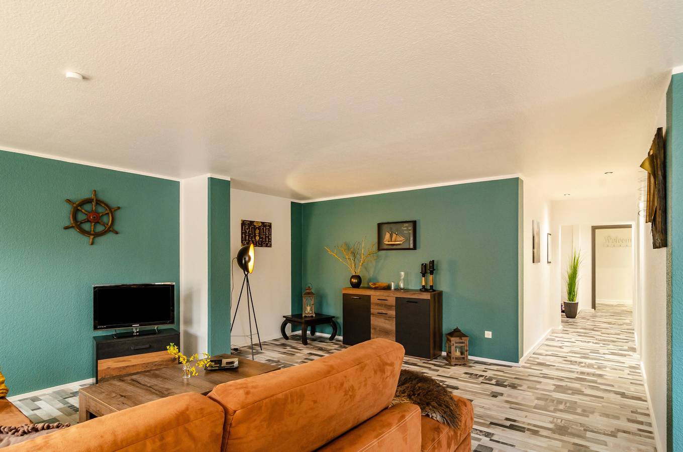 Entire apartment, Apartment 'Femeer 02' with Private Terrace and Wi-Fi in Wilhelmshaven, Southern North Sea Coast