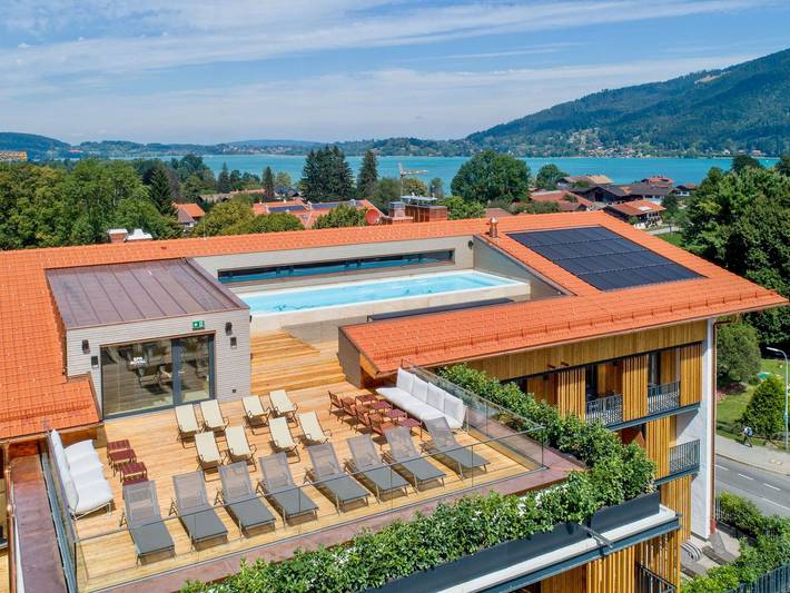 Hotel für 4 Personen, mit Balkon und Seeblick am Tegernsee