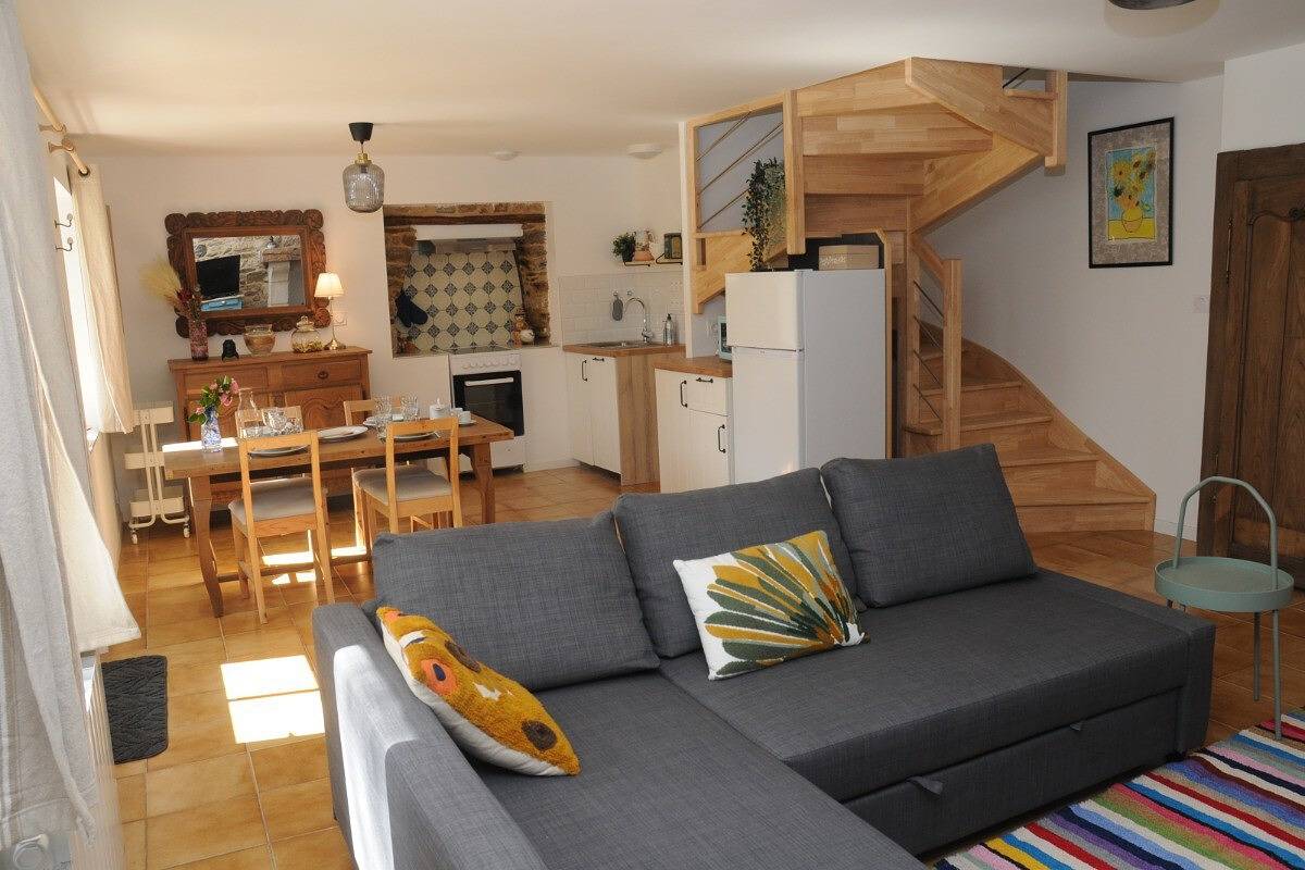 Ferienhaus für 4 Personen mit Garten in Lanrodec, Guingamp Region