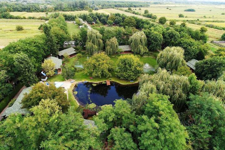 Station pour 2 personnes, avec jacuzzi et sauna ainsi que jardin et piscine, animaux acceptés dans Giurgiu