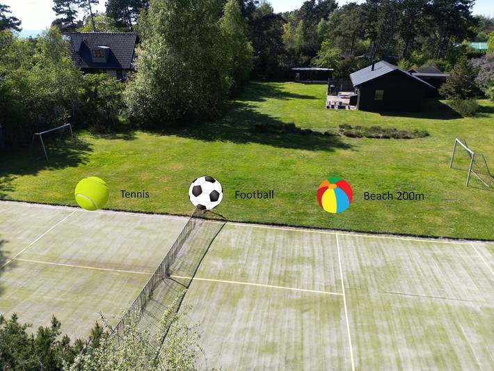 Ferieudlejning for 6 personer, med Terrasse og Have i Lumsås