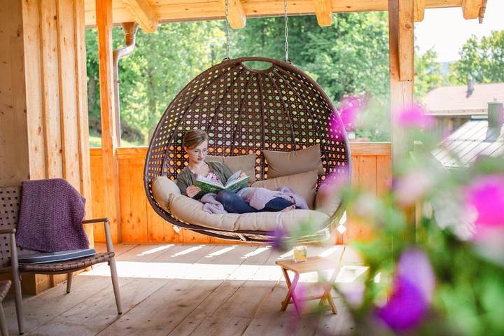 Ferienhaus für 4 Personen, mit Sauna und Whirlpool sowie Garten in Drachselsried - 4