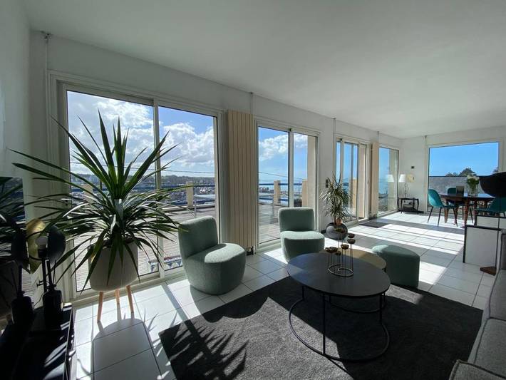 Maison de vacances pour 6 personnes, avec Balcon et Terrasse ainsi que Jardin et Vue