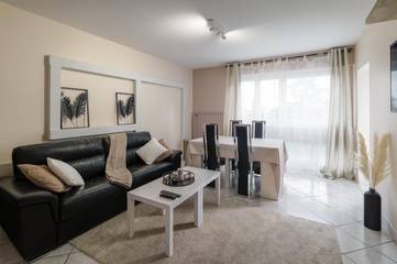 Gîte pour 9 personnes, avec balcon, animaux acceptés à Décines-Charpieu