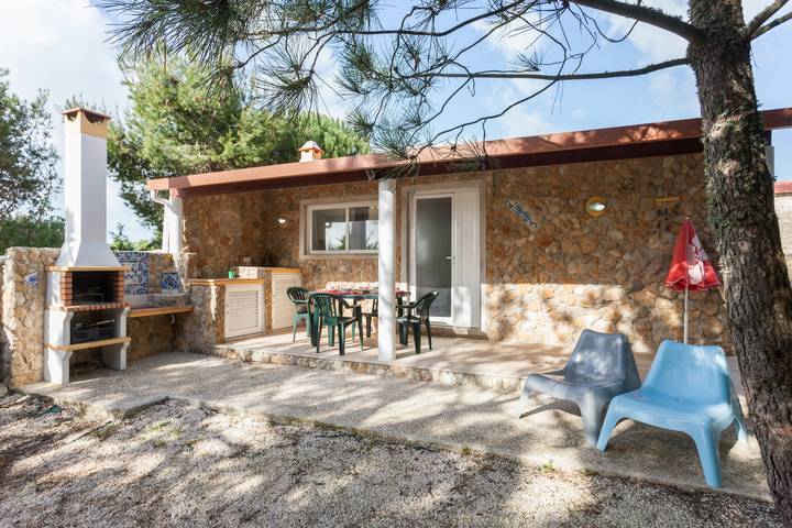 Ferienhaus für 4 Personen, mit Terrasse und Pool in São João das Lampas