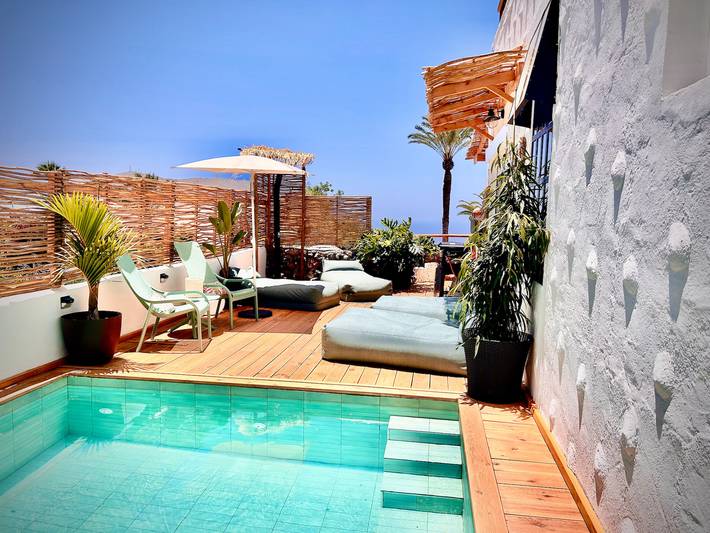 Apartamento para 6 personas, con jardín en Chayofa