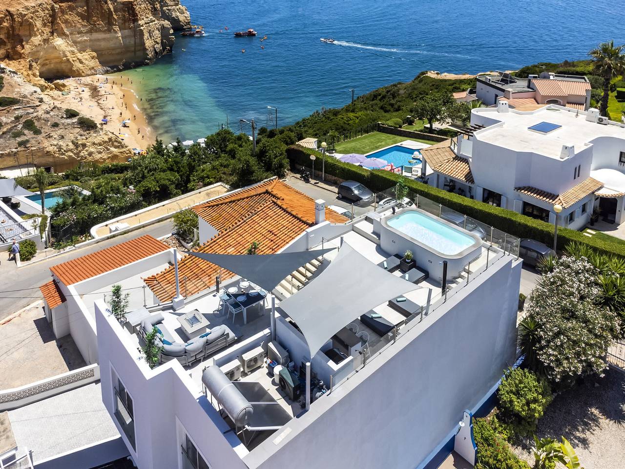 Ganze Wohnung, Apartment mit Meerblick - 4 Pers. in Lagoa, Faro Distrikt