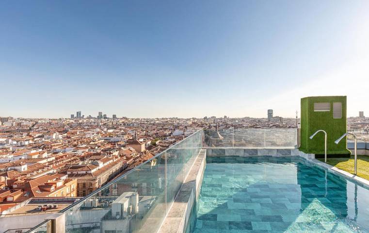 Apartahotel para 4 personas, con Terraza y Piscina en Centro (Madrid)