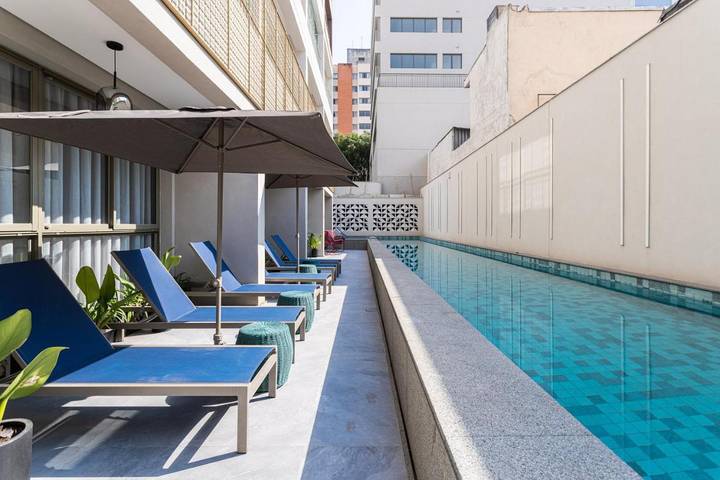 Casas e apartamentos de temporada para 2 pessoas, com piscina e jardim e ainda balcão, com animais de estimação em Vila Mariana