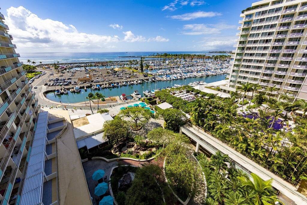 Ganze Wohnung, Meerblick vom Ilikai in Waikiki Beach, Honolulu