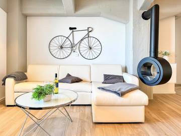 Ferienwohnung für 3 Personen, mit Ausblick und Seeblick sowie Balkon in Barth