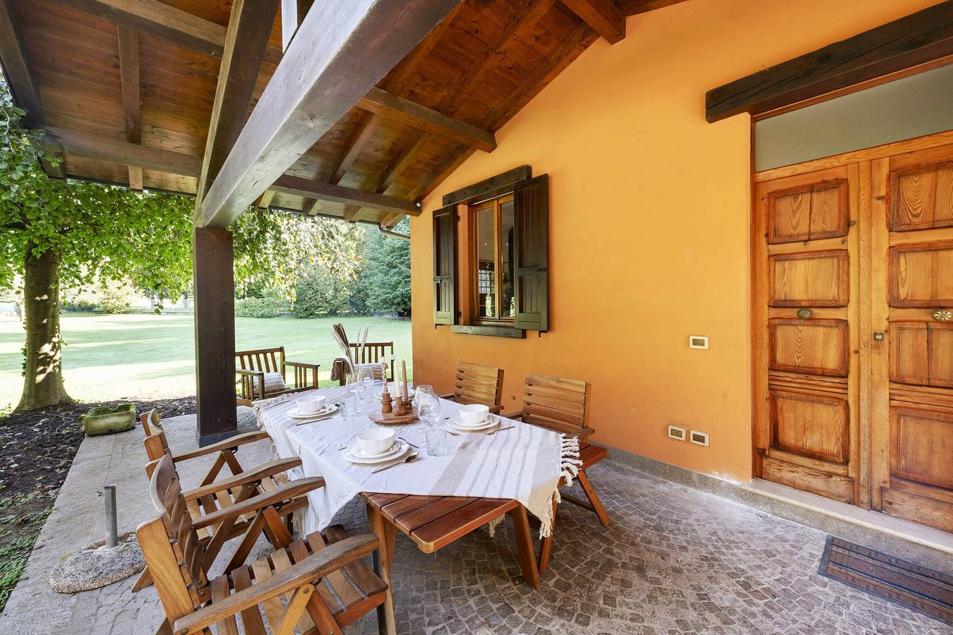 Ferienhaus 'Villetta Arcadia Corallo' mit Bergblick, privater Terrasse und Garten in Vobarno, Gardasee-Berge