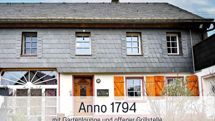 Ferienhaus für 5 Personen, mit Garten und Balkon