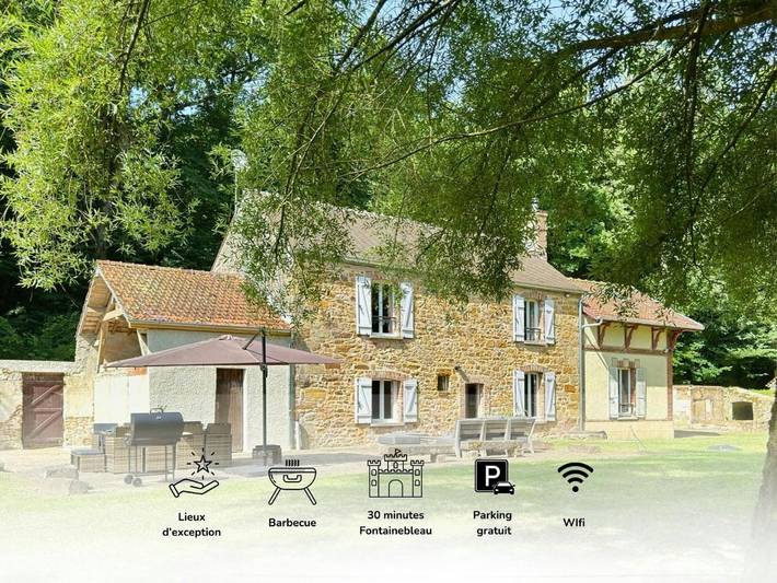 Location de vacances pour 10 personnes, avec balcon et jardin à La Chapelle-Rablais - 2