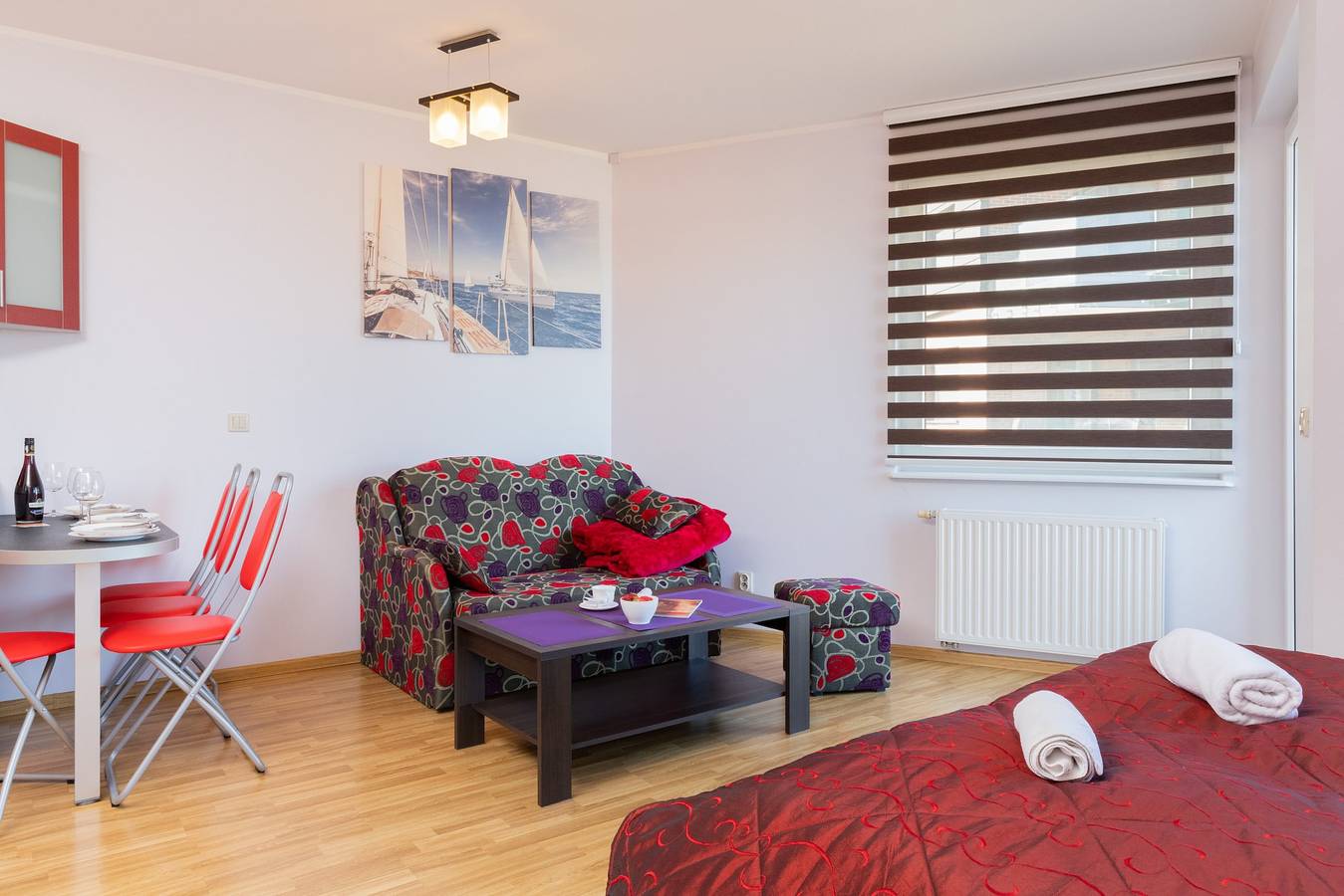 Ganzes Studio, Nowy Świat 29 | Puck | Cosy Studio with Balcony and Parking  in Polnische Ostsee