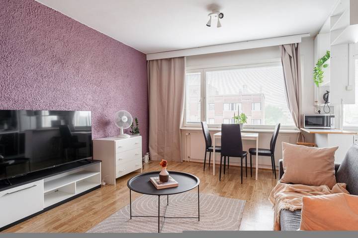 Ganze Wohnung, Comfy Studio Apt. in Prime Downtown Location in Kantakaupunki, Jyväskylä