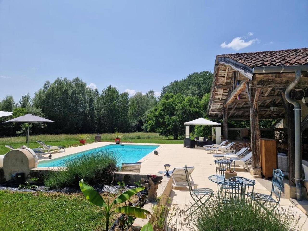 Villa 'Domaine Cassin 47 - Lavergne' met privézwembad, privéterras en Wi-Fi in Marmande en omgeving