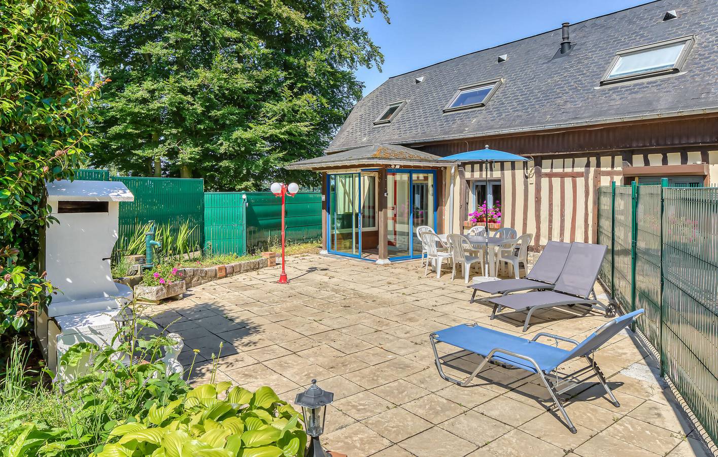 Gezellig appartement met WiFi, TV, parkeerplaats & tuin in de buurt van Angerville-l'Orcher in Saint-Philibert-de-la-Lézarde, Le Havre en omgeving