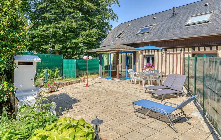 Gemütliche Wohnung mit WiFi, TV, Parkplatz und Garten in der Nähe von Angerville-l'Orcher in Saint-Philibert-de-la-Lézarde, Le Havre und Umgebung