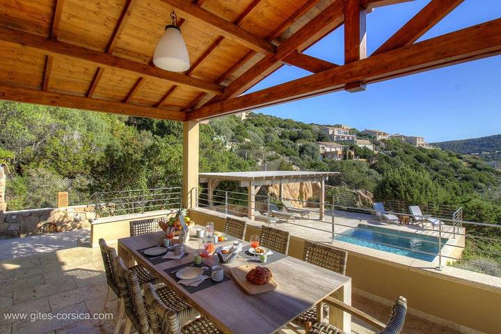 Gîte für 8 Personen, mit Terrasse und Pool sowie Garten auf Korsika - 3