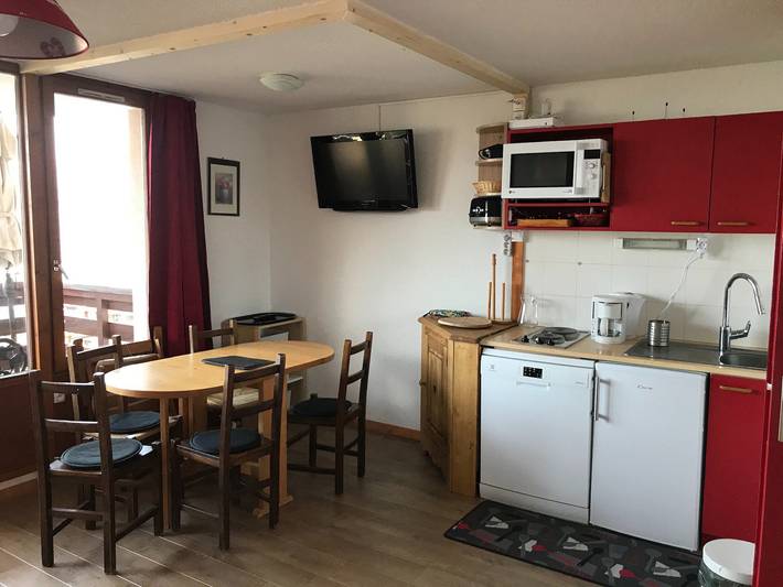 Location de vacances pour 4 personnes, avec balcon à Peisey-Nancroix