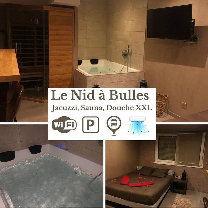 Appartement de vacances pour 2 personnes, avec Jacuzzi et Sauna à Bischheim