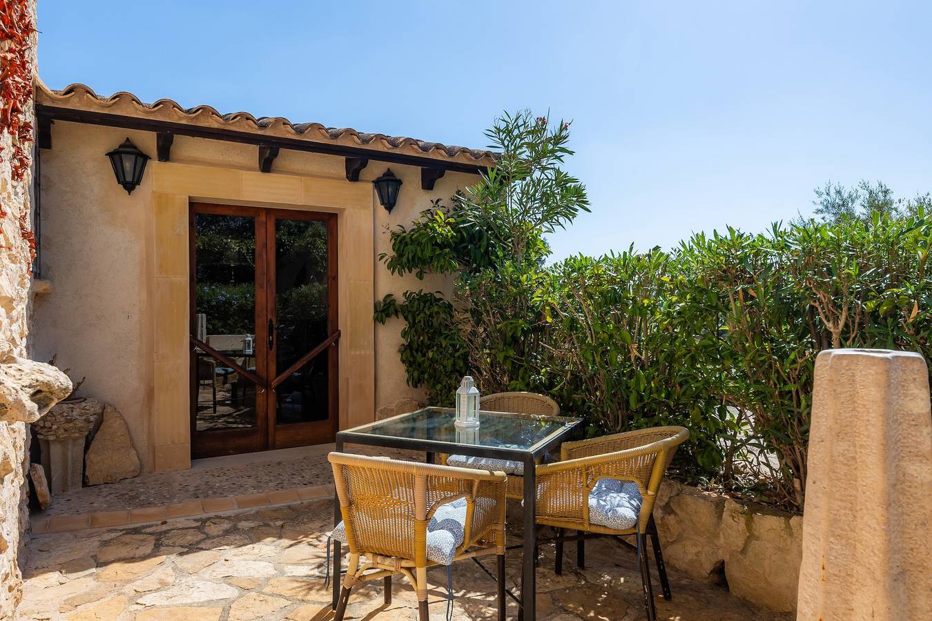 Ganze Wohnung, Ferienwohnung "Es Forn" mit Bergblick, Gemeinschaftspool und Wlan in Petra (Mallorca), Mallorca Inselmitte