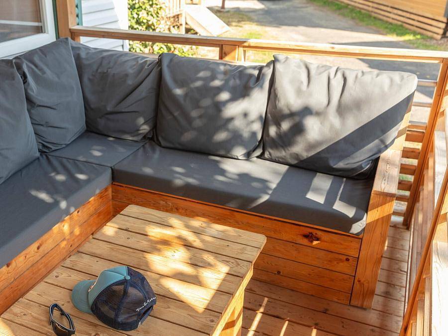 Camping El Garrofer - Mobilhome 5 personas - Premium | 3 Dormitorios | 5 Plazas | Salón Terraza | 1 Baño | Aire Acondicionado in San Pedro de Ribas, Garraf