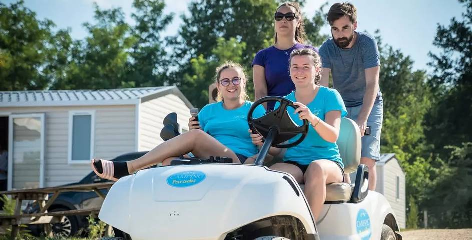 Camping pour 7 personnes, avec sauna et terrasse, animaux acceptés à Saint-Philibert - 3