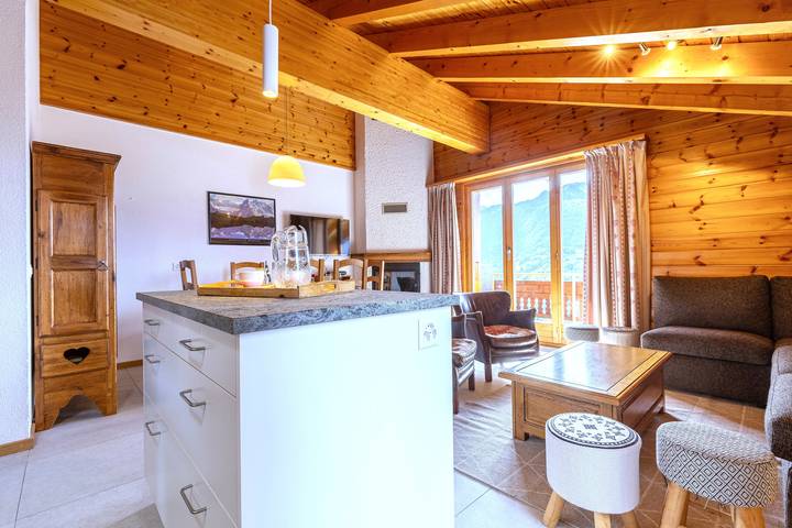 Gîte pour 7 personnes, avec balcon, animaux acceptés à Veysonnaz - 4