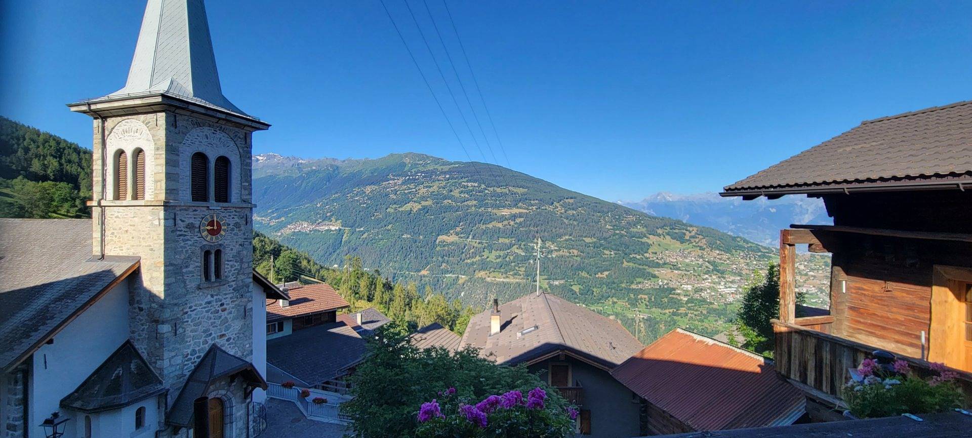 La Cure de Vernamiège - Dortoir pour 3 personnes in Mont-Noble, Alpes valaisannes